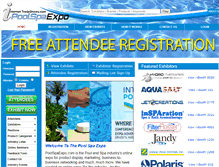 Tablet Screenshot of poolspaexpo.internettradeshows.com